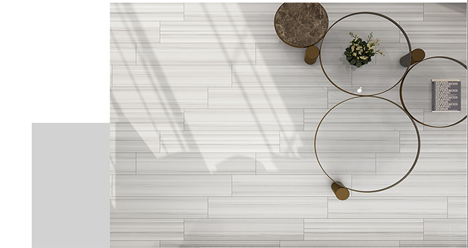 200*1000MM  Hot Sale Mordern Design Wooden Tiles Cool Ash Gray Ceramic Flooring Interior Floor H21519