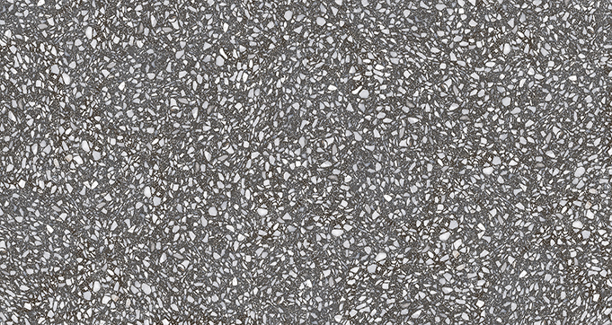 600*600 MM Marble Terrazzo Black and White Starry Terrazzo Indoor and Outdoor Black Terrazzo Flooring Z66219