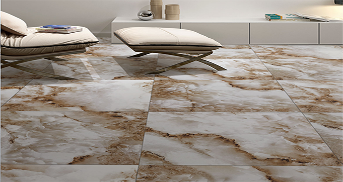 Modern Villa Marble Look Vitrified Polished Glazed China Porcelain 3D Ink-Jet High Quality Marble Design NYJ8613