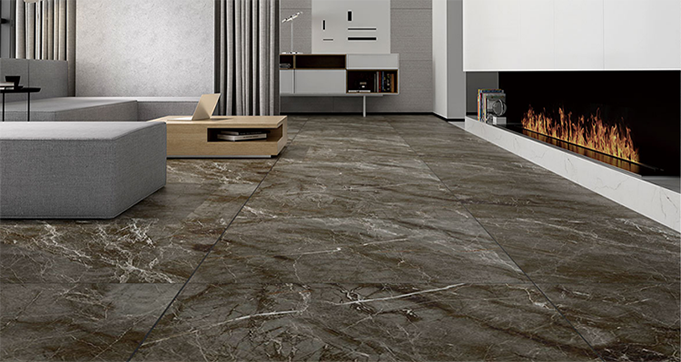 Modern Villa Marble Look Black and White Vitrified Polished Glazed China Porcelain Tile  800*800 mm  NYJ8617