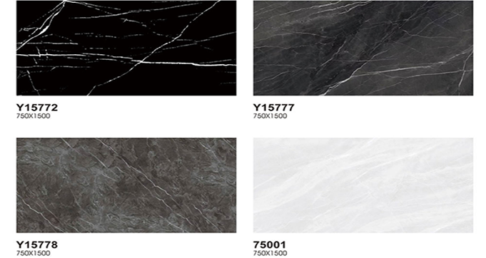 Best Seller  Marble Look  750*1500 MM Glazed Polished Porcelain Tiles for Ceramic Flooring and Wall 75022