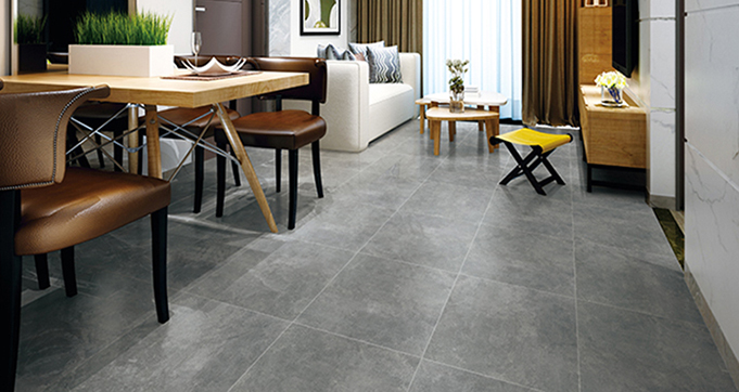 Rustic Floor Tile Cement Conrete Look Matt Finish Porcelain Tile Floor for Indoor and Outdoor Floor PS601