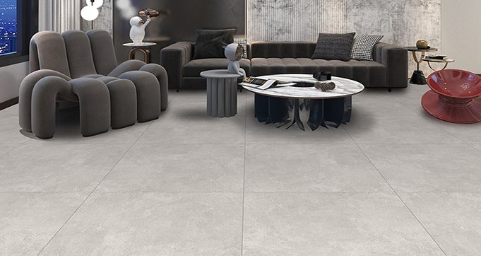 Modern Design Cement Conrete Look Matt Finish Rustic Floor Tile Porcelain Tile PS602