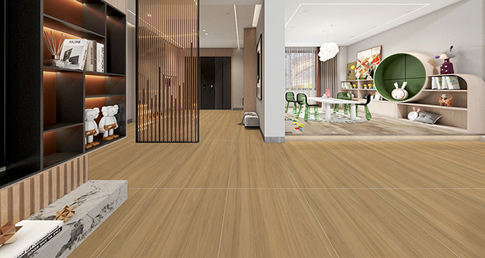 Fishbone 600*1200MM Wood Look Porcelain Tile Porcelain Wood Tile Ceramic Wood Design Interior Flooring Tile 12961