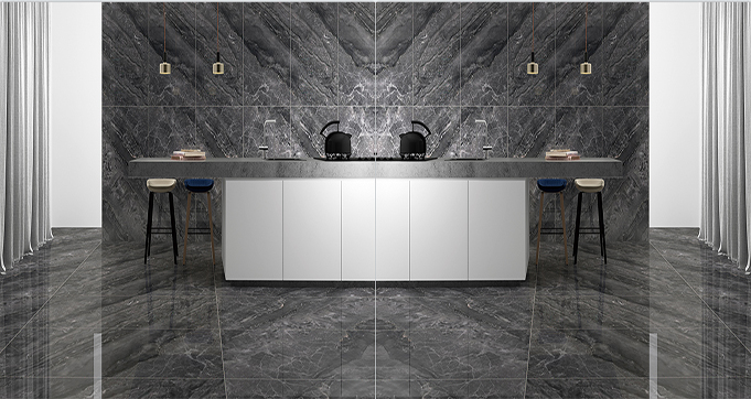 60*120CM Alp Stream Villa and Showroom Design Glazed Polished Porcelain Tiles Luxury Design Flooring  GUCCI 12602