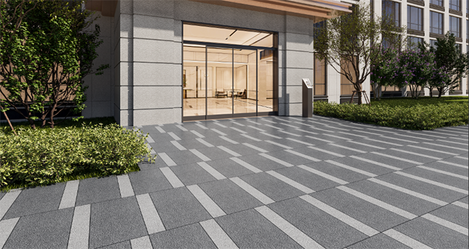 Whole Sale Price Garden Patio Middle Grey Matt Ceramic Paving Stone Outdoor Garage Square Tiles Granite Floor HSY3612