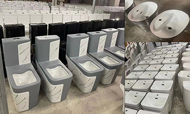 Torch Toilets & Pedestal Basin for Dubai Hotel